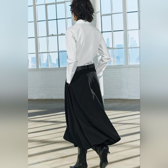 NWT ZARA BELTED COMBINATION DRESSβZW COLLECTION - Picture 3 of 9